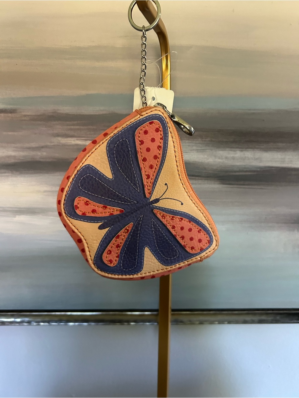 Relic Butterfly Accent Coin Purse Keychain - NWT